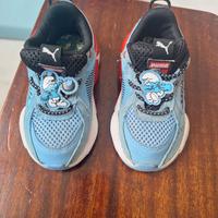 scarpe puma puffi bimbo N. 22
