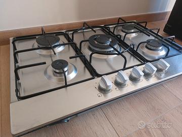 piano cottura 5 fuochi 