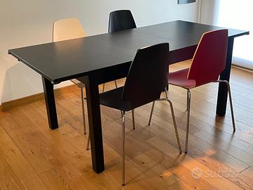 Sedie +tavolo allungabile+tavolo da fumo Ikea