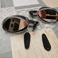 coppia specchietti cromati