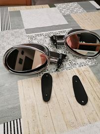 coppia specchietti cromati