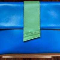 Laptop Bag - Pelle Bluette, Verde (Figus Designer)