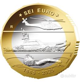 6 euro 160° Anniversario delle Capitanerie di Por