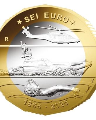 6 euro 160° Anniversario delle Capitanerie di Por