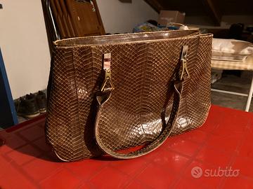 Borsa vera pelle lucertola