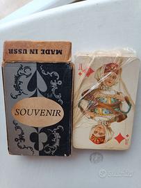 Carte da gioco vintage URSS Ucraina
