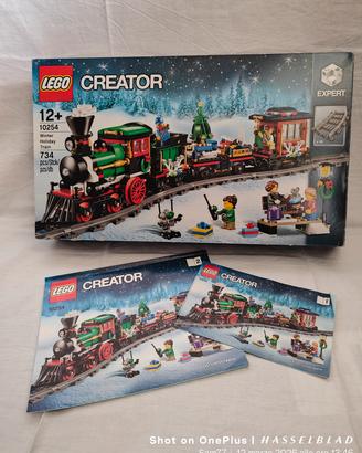 Lego 10254 treno Natale originale.