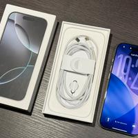 iPhone 16 Pro 128GB Bianco Titanio🔋97%