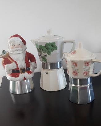 tre caffettiere d epoca