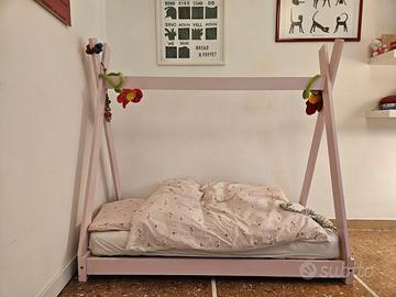 Letto casetta montessoriano