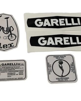 GARELLI GULP FLEX kit completo ADESIVI COLORE NERO