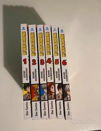 Manga my hero academia manga 1-2-3-4-5-6
