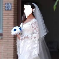 Ribasso Abito da Sposa Modello pizzo manica lunga