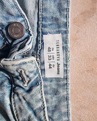 Jeans larghi stile cargo t.48ita, maglioncino S