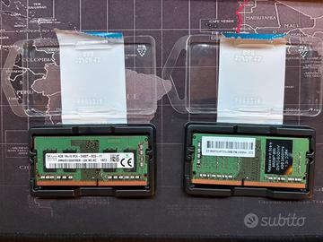 Ram Sodimm DDR4 4GB (un solo banco)