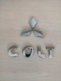 Scritta+Logo portellone posteriore Mitsubishi COLT