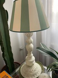 Lampada avorio da tavolo