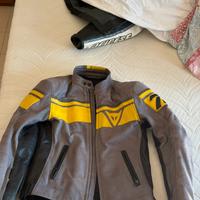 Giubotto moto in pelle
