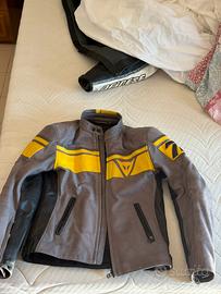 Giubotto moto in pelle