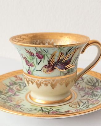 Tazza da collezione porcellana Limoges 