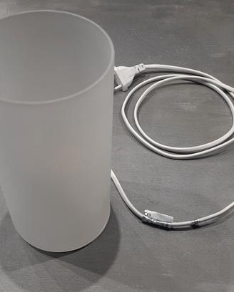 Lampada da tavolo in vetro E27 max 60 watt