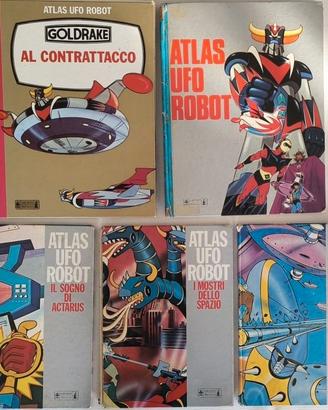 5 libri Goldrake Atlas Ufo Robot