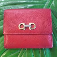 Portafogli Salvatore Ferragamo pelle rossa