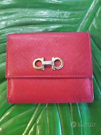 Portafogli Salvatore Ferragamo pelle rossa