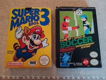 2 videogiochi Nes Nintendo Gig Mattel Pal Ita Eu
