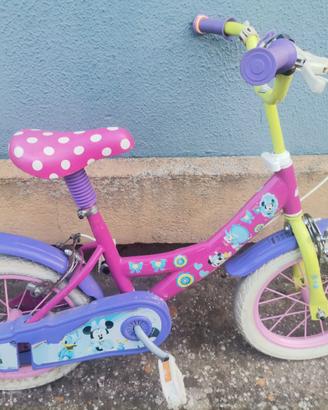 Bicicletta da bambina Minnie misura 14