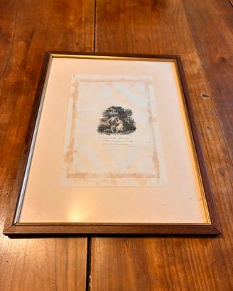 Dafni e Cloe Incisione Ottocentesca