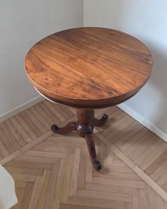 Tavolino antico d'epoca fine 800 in legno massello