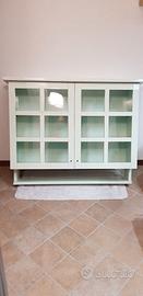 mobile pensile a vetrinetta verde chiaro