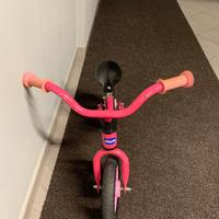 Bicicletta senza pedali chicco pink arrow