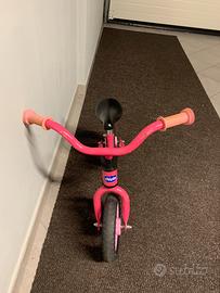 Bicicletta senza pedali chicco pink arrow