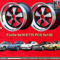 2 pz cerchi Porsche Fuchs 9x16 ET15 5x130