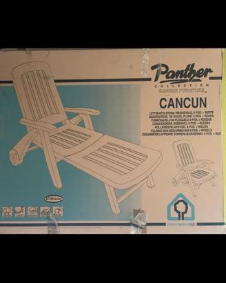 2 Lettini Giardino Panther Cancun con Scatola