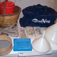 Vari oggetti utili per la casa ed il tempo libero