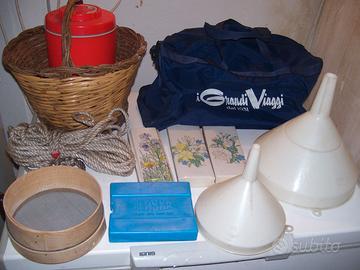 Vari oggetti utili per la casa ed il tempo libero