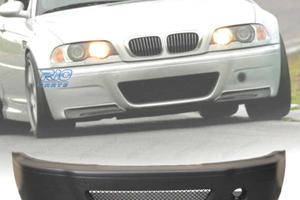 PARAURTI ANTERIORE BMW E46 M3 LOOK CSL SPLITTERS C