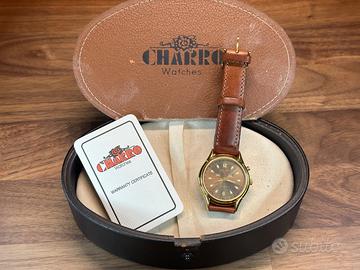 Orologio Charro Vintage anni '90 Datario Pelle