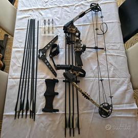 Arco Compound CENWTY 20-70 LBS Set Completo Caccia