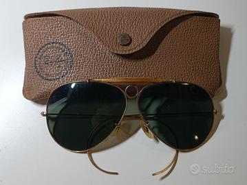 Ray-Ban Shooter B&L USA 1/30 10K GO anni '70