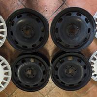cerchi in ferro 15 pollici Volkswagen golf 4