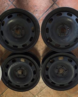 cerchi in ferro 15 pollici Volkswagen golf 4