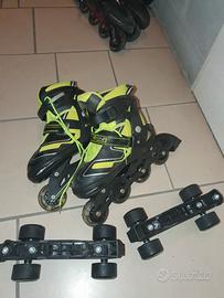 Coppia di pattini a rotelle