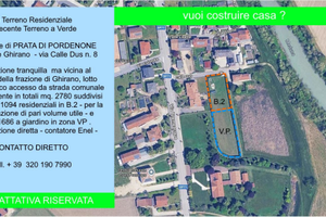 Terreno in centro a Ghirano di Prata di Pordenone