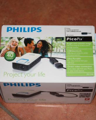 proiettore philips picopix tascabile 40 lumen