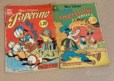 Albi della Rosa n.4 e 32 Disney 1954 L.20