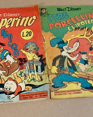 Albi della Rosa n.4 e 32 Disney 1954 L.20